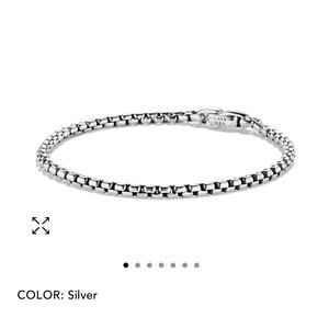 David Yurman Box Chain Bracelet